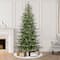7.5ft. Pre-Lit Slim Alberta Artificial Spruce Tree, Warm White LED Lights